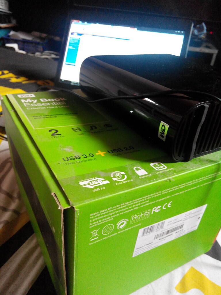 jual hd external WD MY BOOK ESSENTIAL 2 TB full vst instrumen & plug in