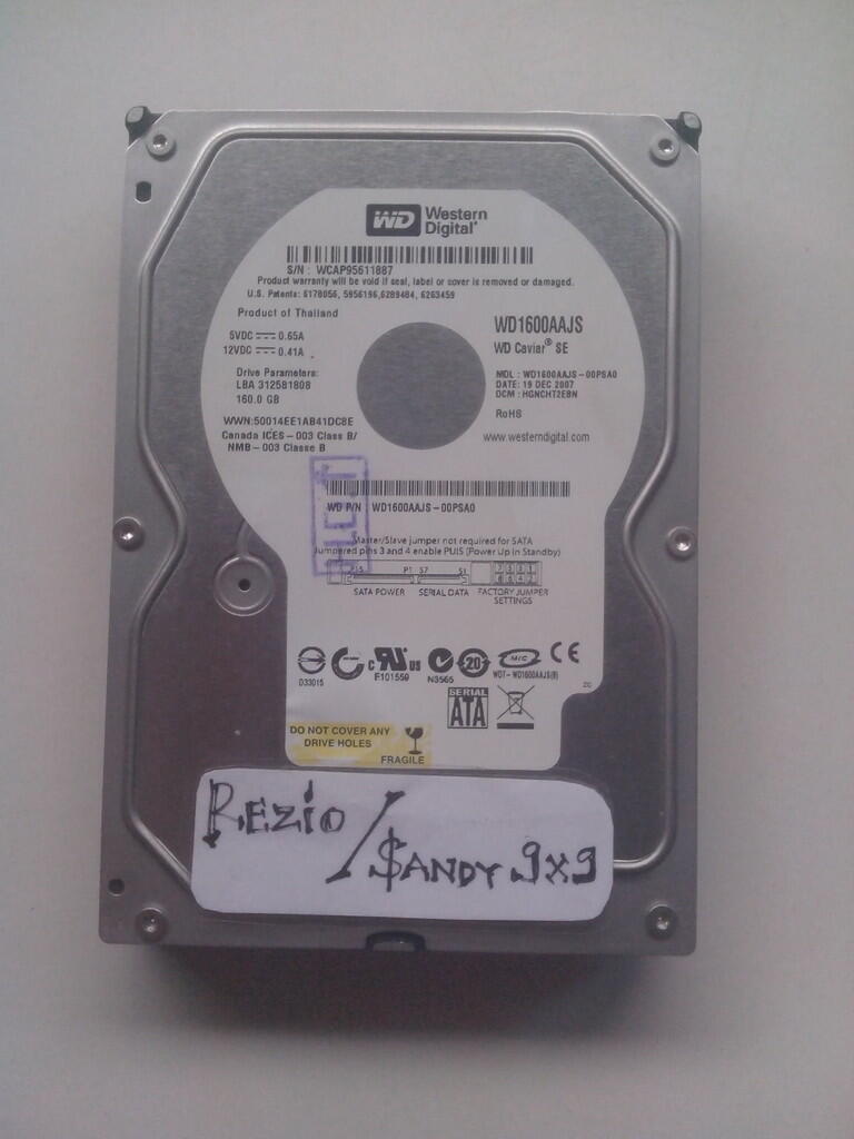 HARDISK 160GB SATA WD