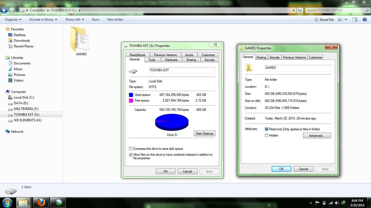 TOSHIBA EXTERNAL 500GB 3.0 FULL ISI GAME PC BARU GARANSI PANJANG MANTAP (SBY)