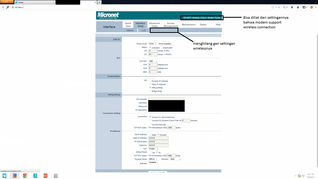 &#91;ASK&#93; Interface WiFi menghilang di Router