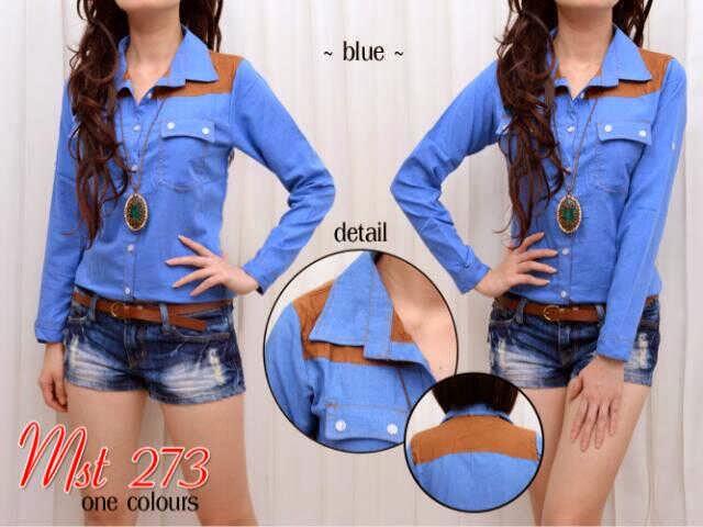 Kemeja Denim Cantik MST-273