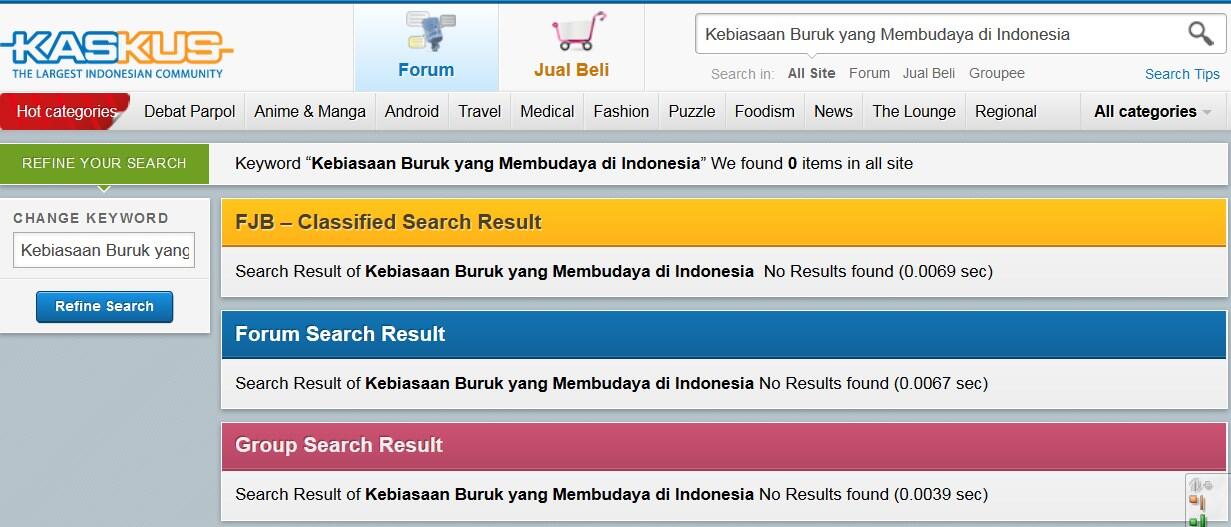 Kebiasaan Buruk yang Membudaya di Indonesia