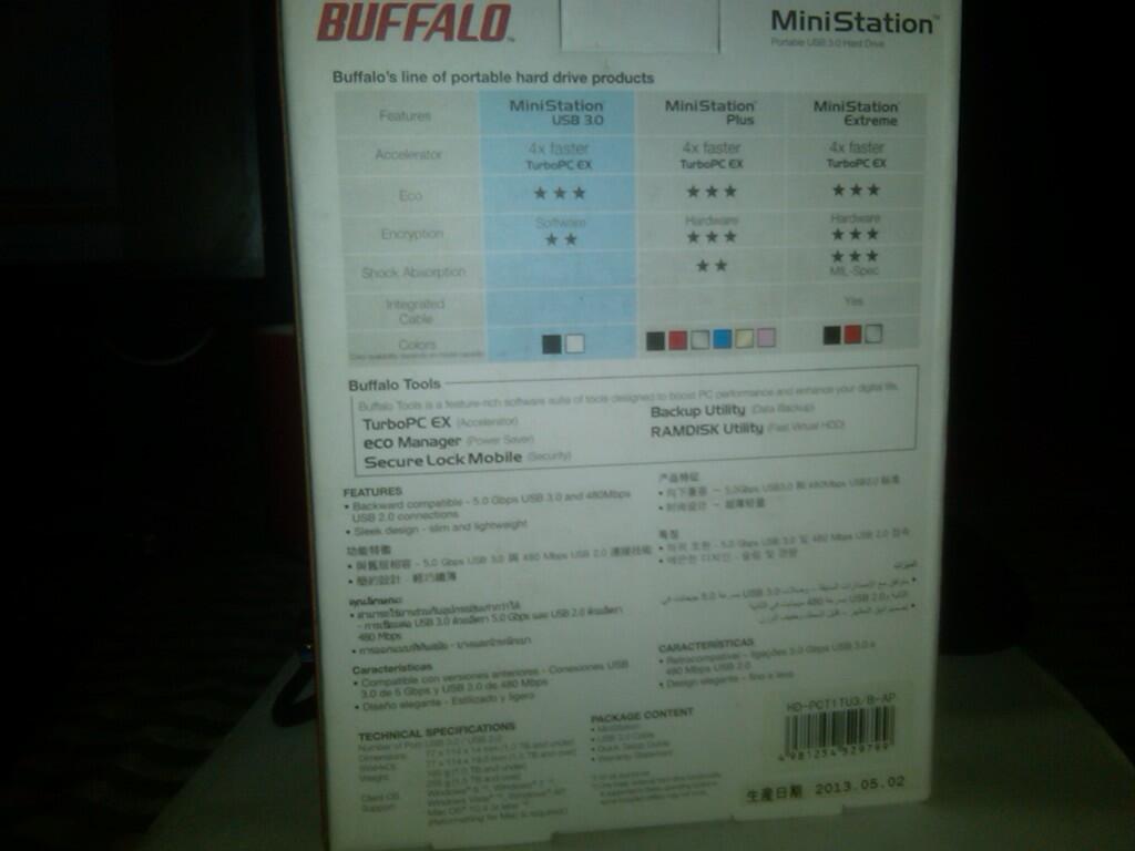 Hardisk external Buffalo 1 TB
