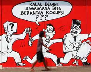 Karikatur &quot;INDONESIA KORUPSI&quot;