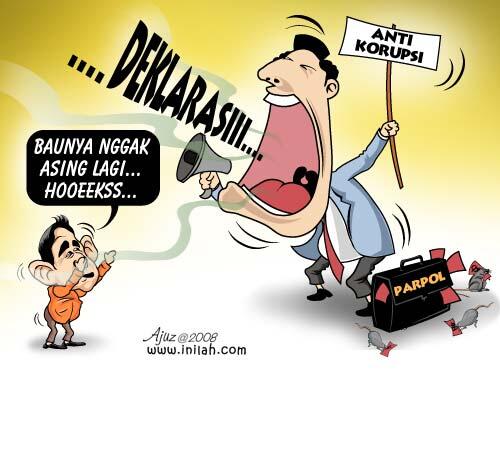 Karikatur &quot;INDONESIA KORUPSI&quot;