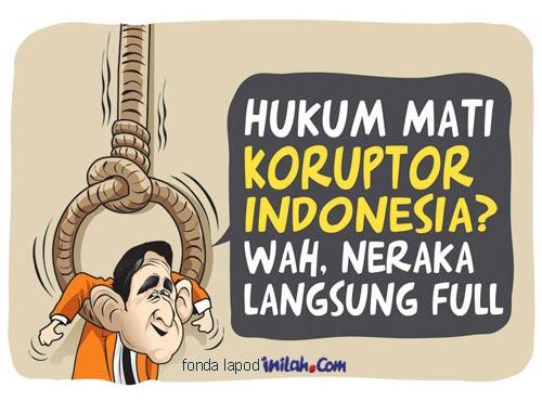 Karikatur &quot;INDONESIA KORUPSI&quot;