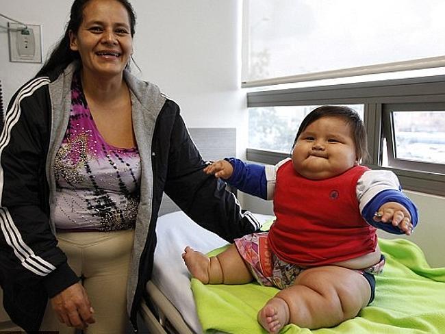 Santiago Mendoza, Balita Terbesar Asal Columbia beratnya 19 KG