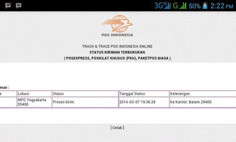 (ask) ada yg pernah kirim paket via pos ga?