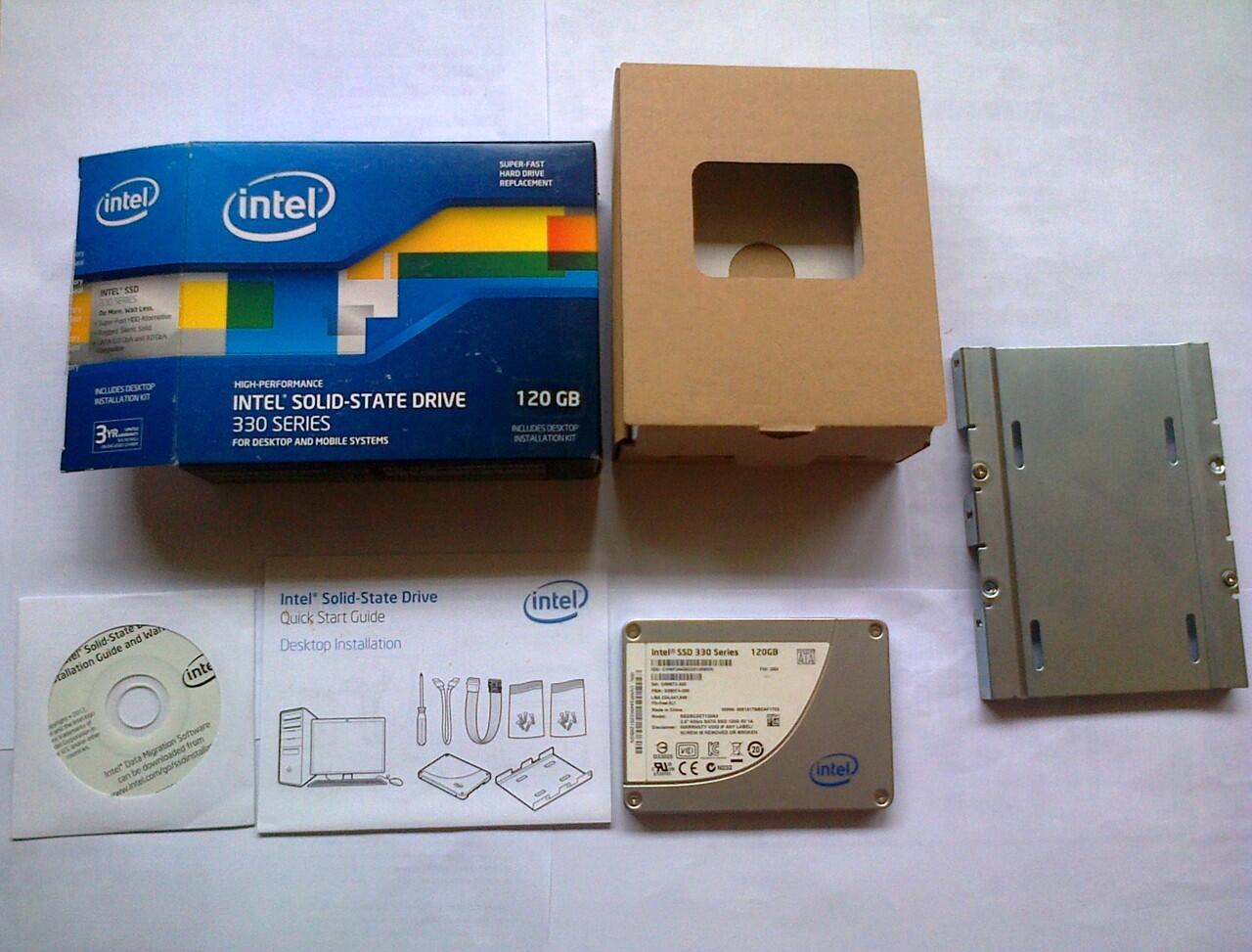 SSD Intel 330 series 120 GB lengkap fullset garansi panjang istimewa Jogja Yogya