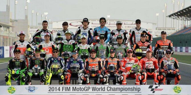 Ini daftar tim dan pebalap MotoGP 2014