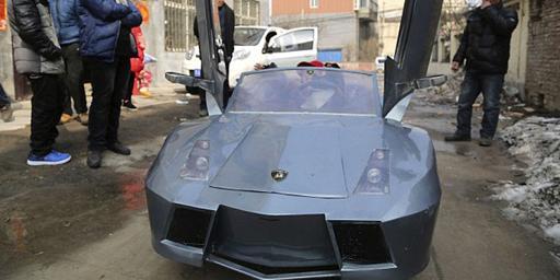 Lamborghini Reventon Replika, Hasil Tangan Kreatif Seorang Petani Cina