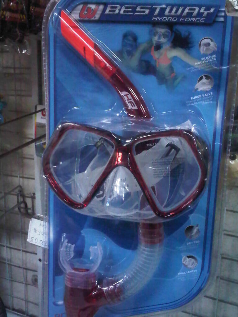 alat selam snokel dan masker merk bestway (24005)