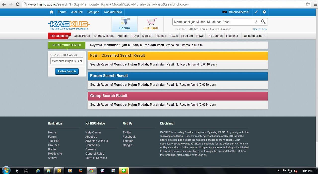 SHARE INFO : Membuat Hujan Mudah, Murah dan Pasti