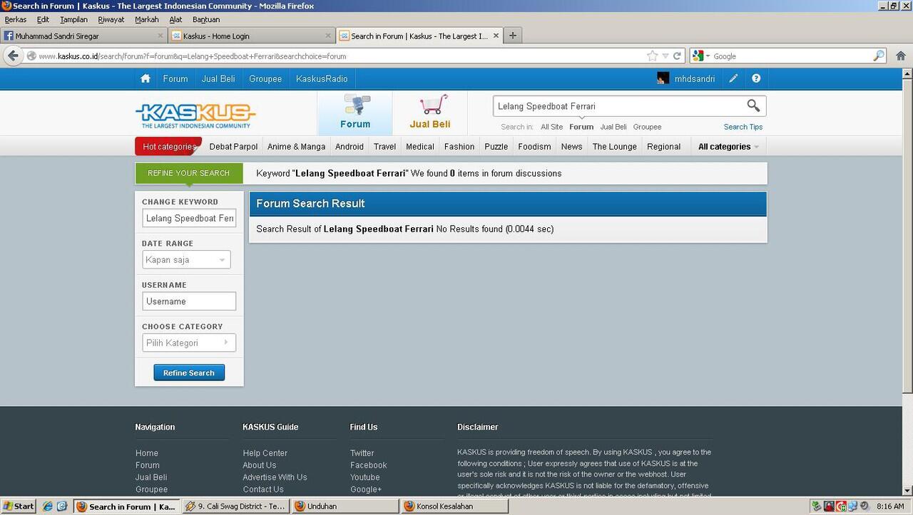 Lelang Speedboat (Ferrari!!)