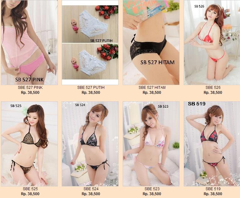 pakaian dalam wanita, lingerie pakaian tidur, sexy bra, panties, g-string, kado unik