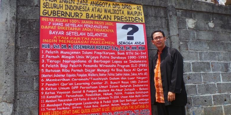 Dukun ini Mengaku Bisa Loloskan Caleg Sampai Capres 100% (caleg masuk!!)