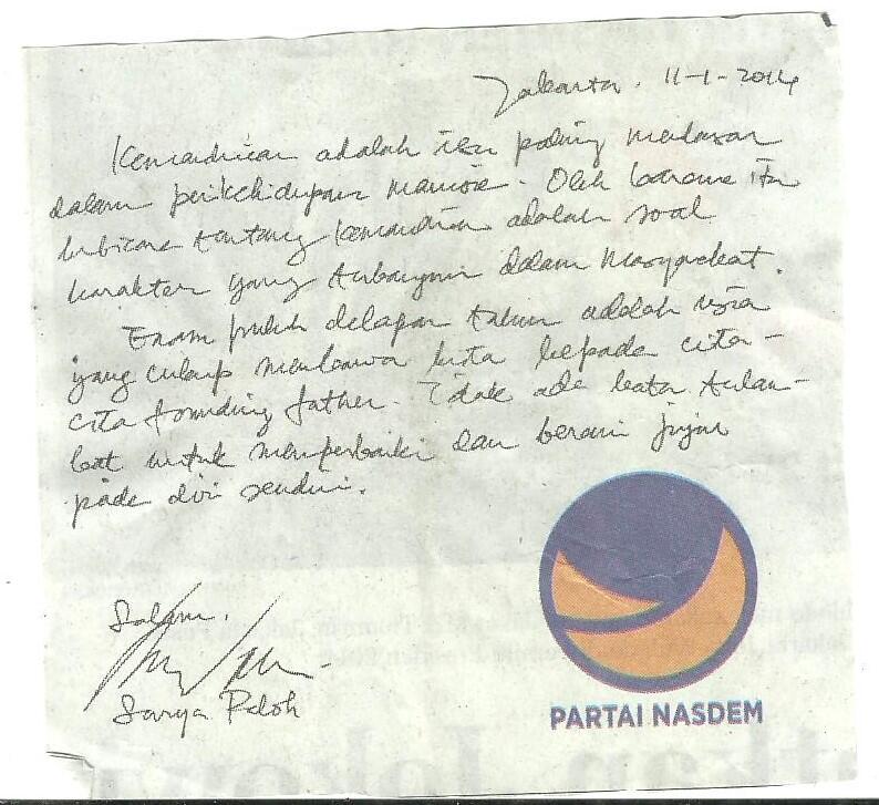 &#91;GRAFOLOG MASUK !! &#93; Kenali partai dan watak ketua Umumnya