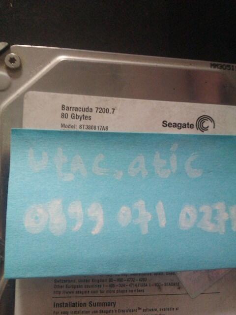 Hardisk Seagate SATA 80 GB