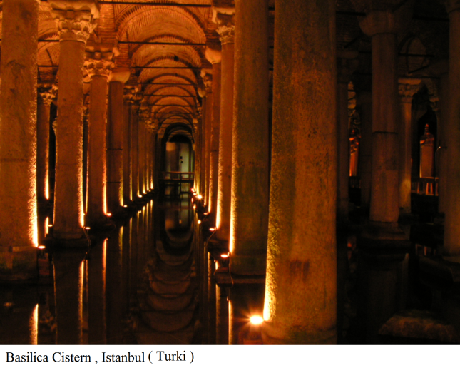 Mengenal Basilica Cistern Istana tenggelam di Turki