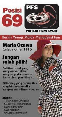 Calon calon Legislatif kita