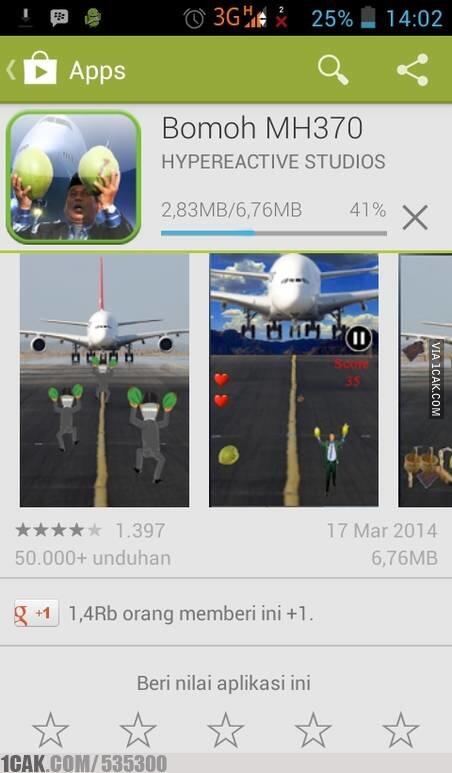 :D &#91;NGAKAK INSIDE&#93; Kelapa di balik MH370 