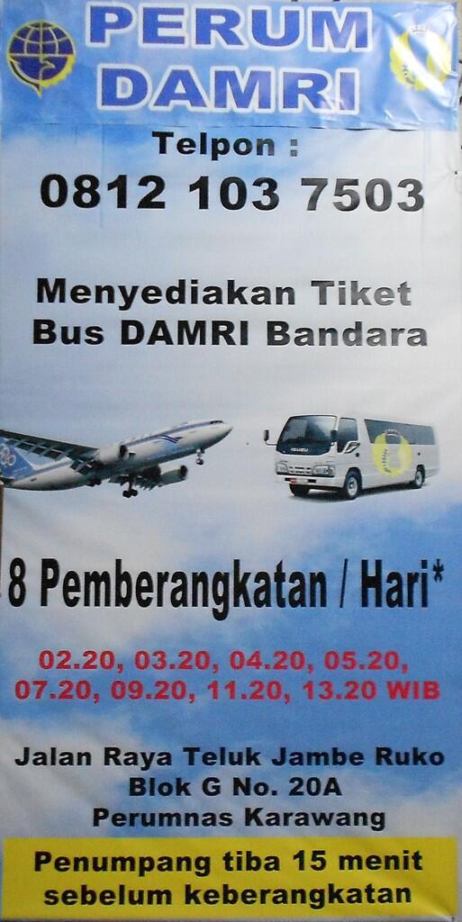 Terjual Jasa Shuttle Bus DAMRI Airport Karawang-Bandara Soekarno Hatta | KASKUS