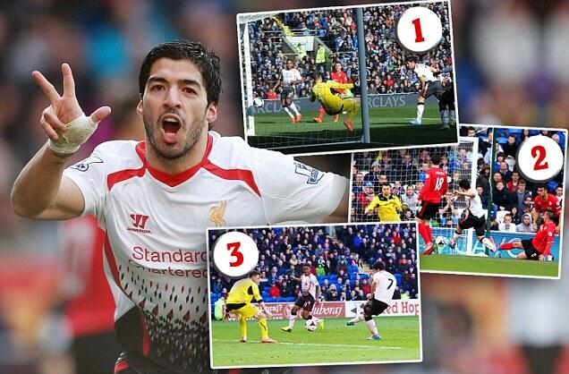 Cardiff City 3-6 Liverpool Premiere League (22/03/2014)