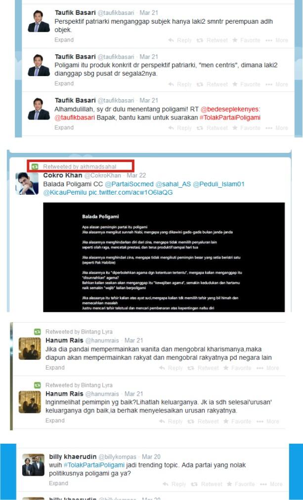 Trending Topic #TolakPartaiPoligami Yang Lagi Rame Di Twitter