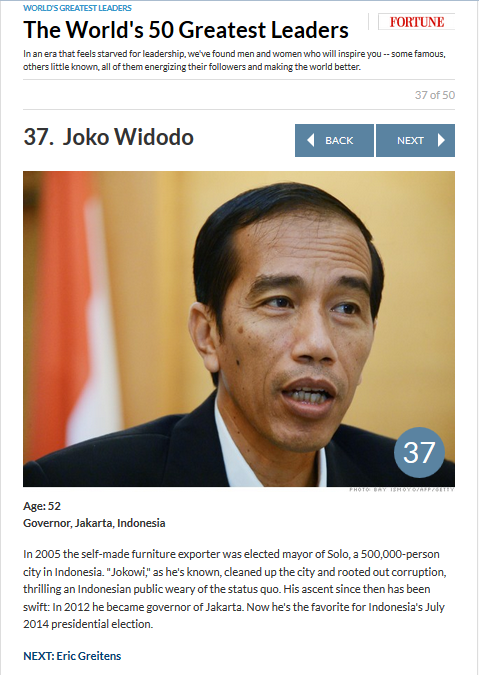 The World's 50 Greatest Leaders #37 - Joko Widodo ( Jokowi )