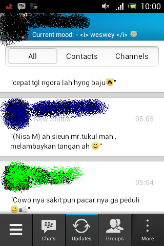 Chat ga deliv/ceklis. trus update PM. ngaruh ga?