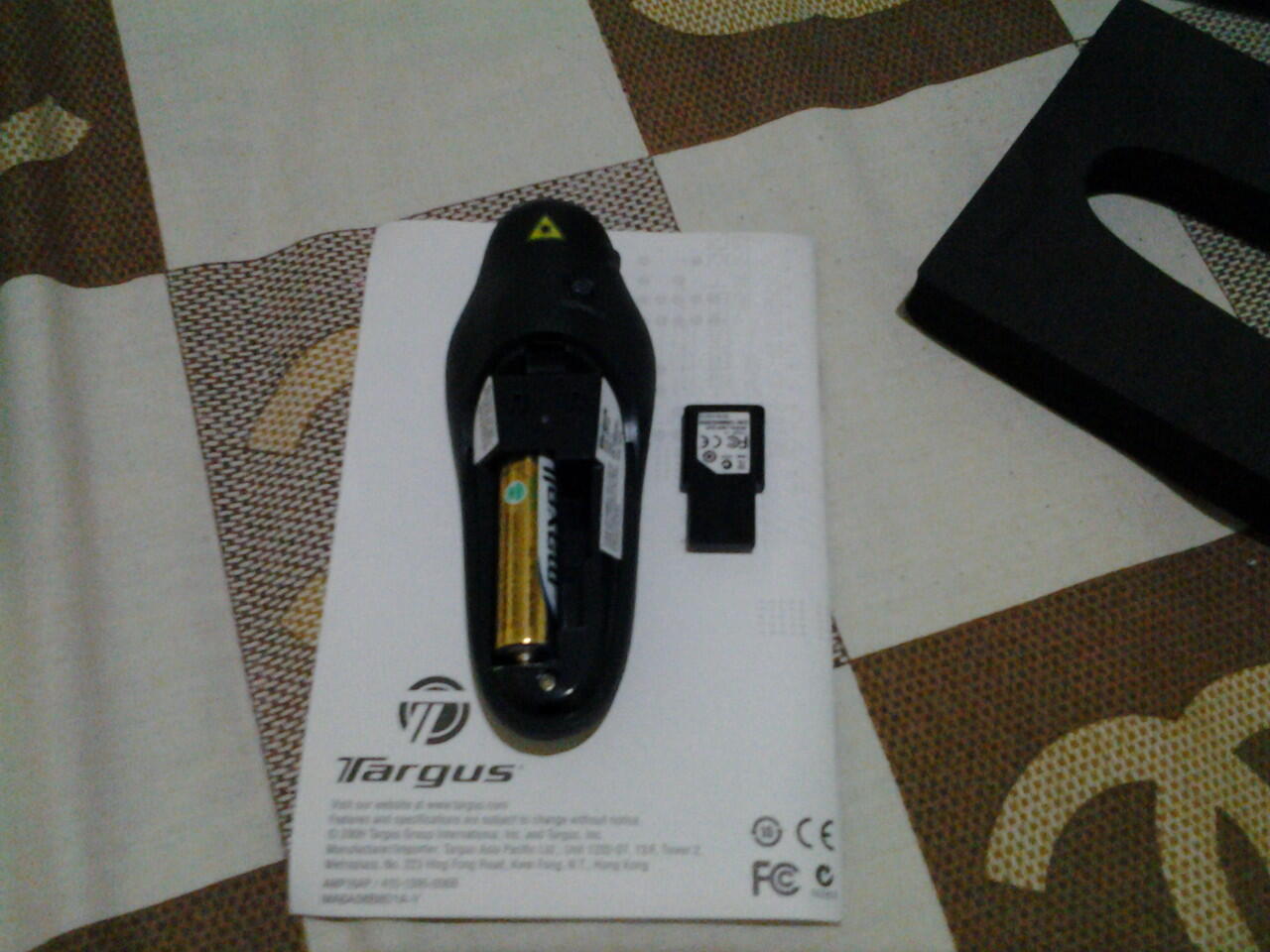 wireless presenter with laser pointer Targus AMP16AP