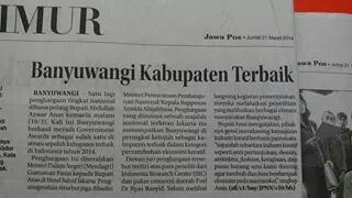 Banyuwangi Kabupaten Terbaik