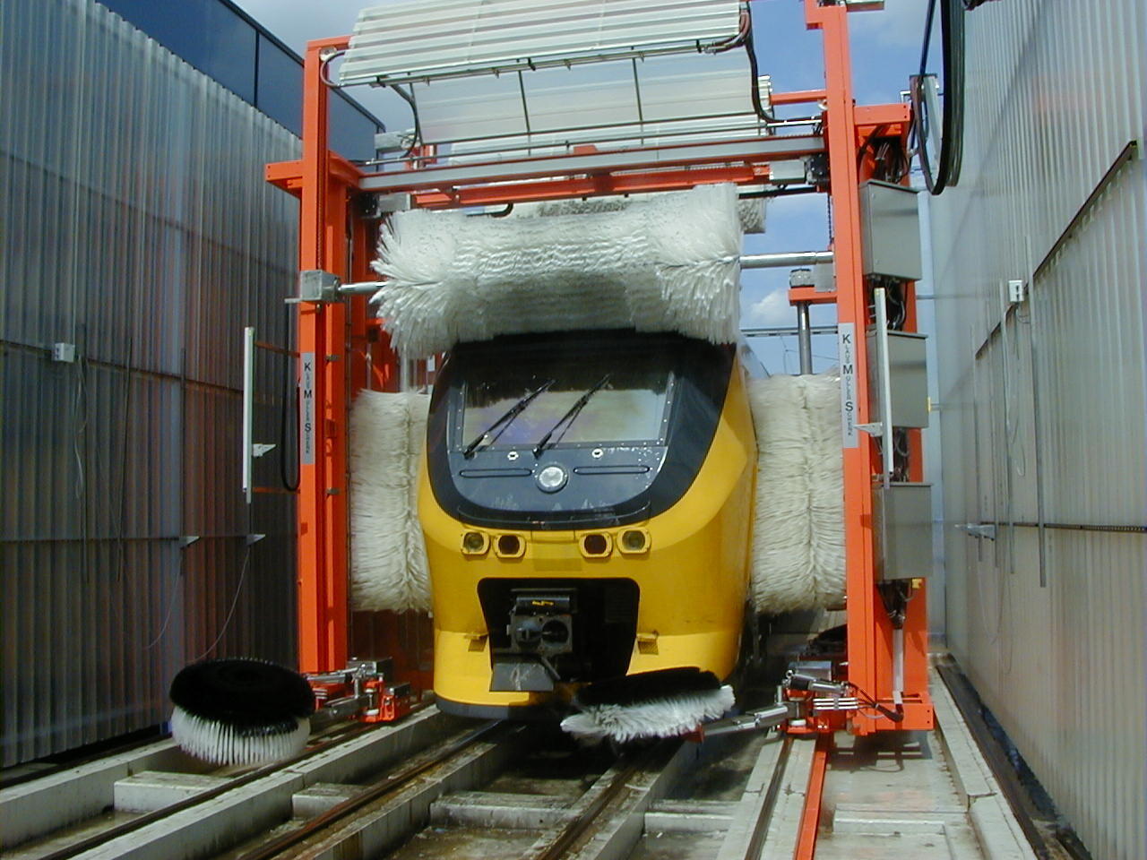 Cara Kereta Api Mandi