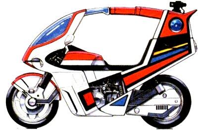 Agan tau gak motor yang digunakan oleh kamen rider
