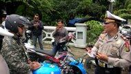 Naik Moge, Simpatisan PKB Ditilang di Pulomas