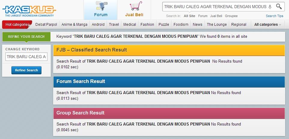 TRIK BARU CALEG AGAR TERKENAL DENGAN MODUS MENGADA-ADA