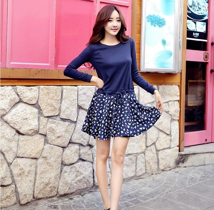 Cute Blue Dress Import Rp. 96.000