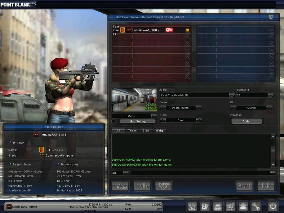 SALE CHAR POINT BLANK PANGKAT MAYJEND Rp.1,2JT pict++