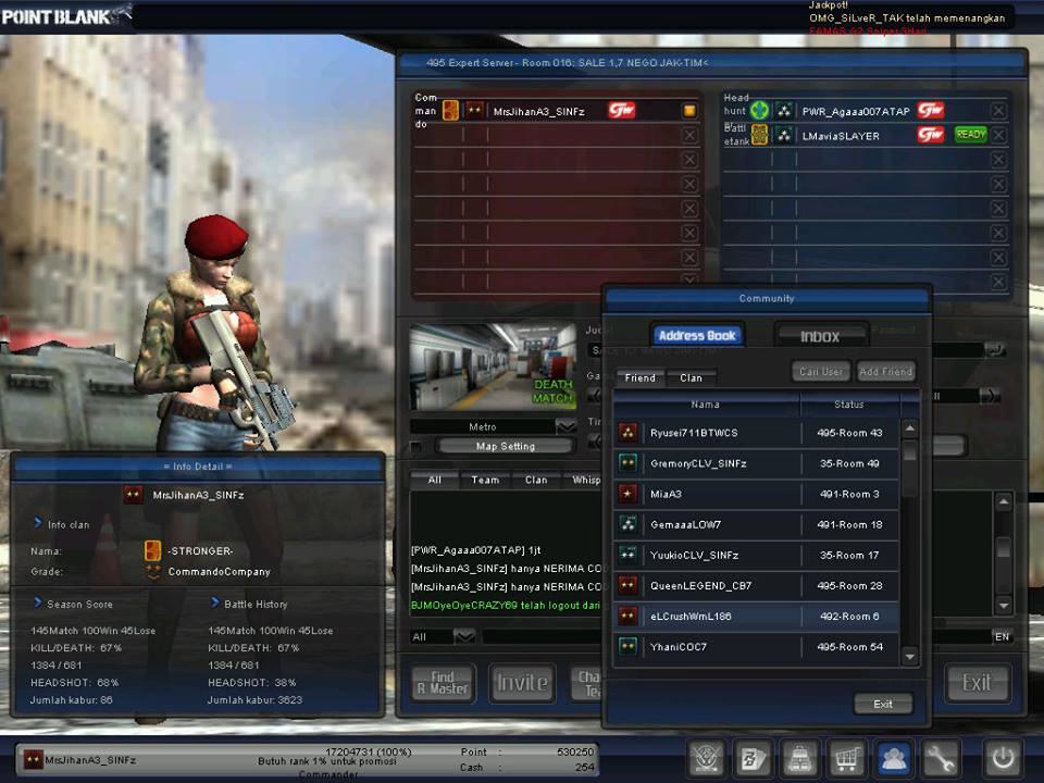 SALE CHAR POINT BLANK PANGKAT MAYJEND Rp.1,2JT pict++