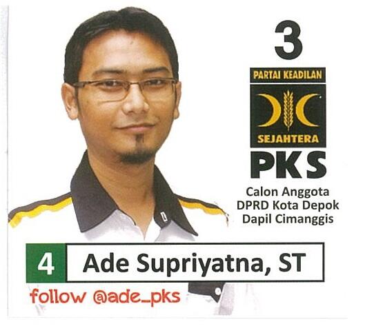 Agan agan perkenalkan mas Ade Supriyatna Caleg DPRD kota Depok Dapil Cimanggis