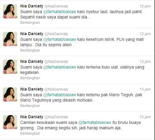 (Hot news)Mantan istri farhat Abbas curhat di twitter ( ngakakkkkkkkkk )