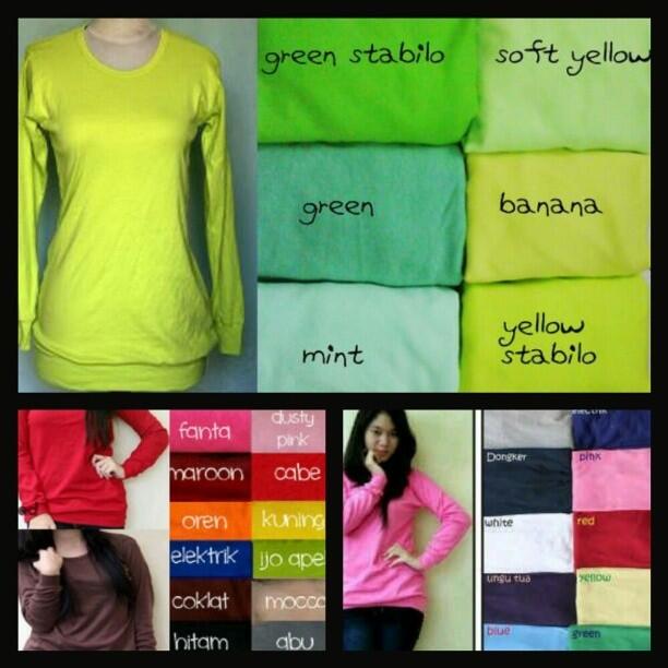 Kaos Polos Cewek