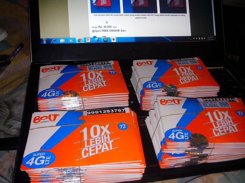 wts: Perdana BOLT 4G kuota 8GB