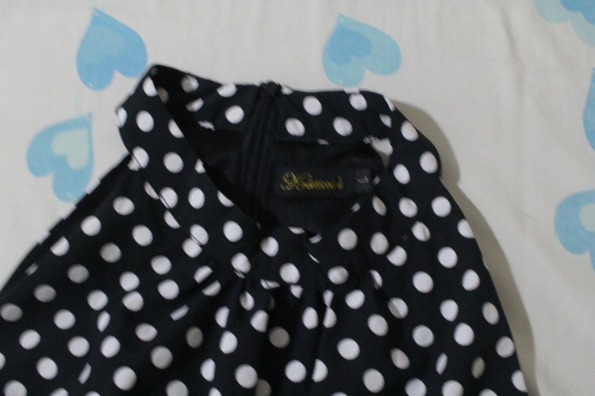 DRESS WANITA (POLKADOT) Kegedean ukuran L