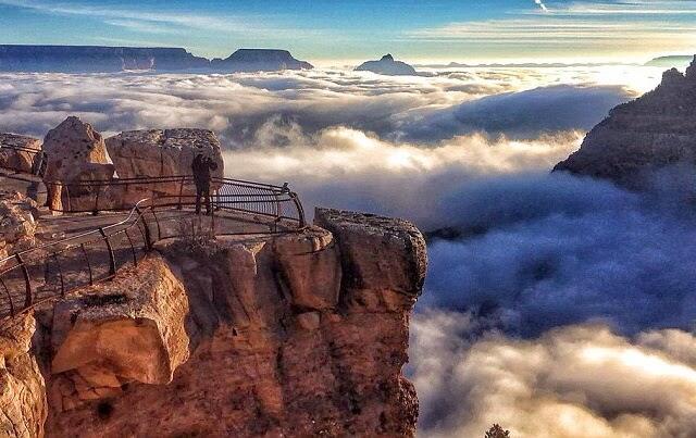 Kabut yang Menyelimuti Seluruh Grand Canyon tiap 10 Tahun Sekali