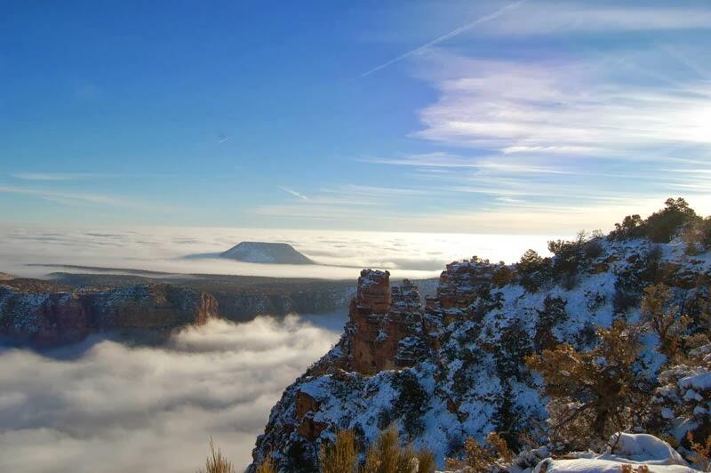 Kabut yang Menyelimuti Seluruh Grand Canyon tiap 10 Tahun Sekali