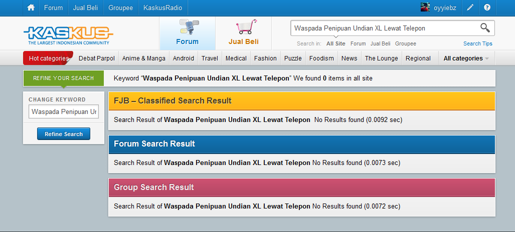 Waspada Penipuan Undian XL Lewat Telepon