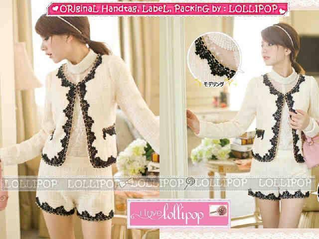 BLAZER WHITE PAKET (BLAZER + HOTPANTS)