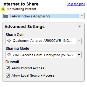 Tap Windows Adapter V9 Network Cable Unplugged