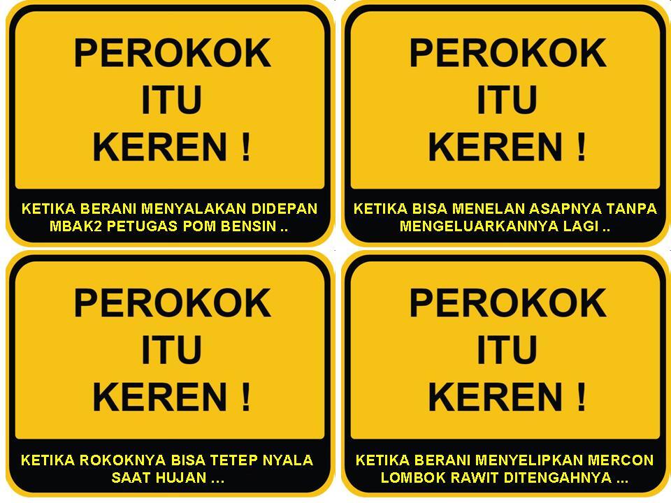 Merokok keren gan, ketika ....